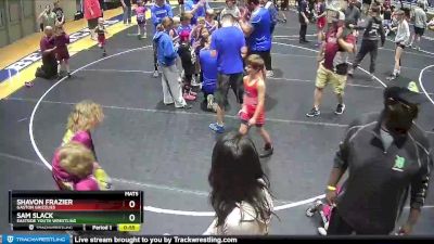 95 lbs Quarterfinal - Shavon Frazier, Gaston Grizzlies vs Sam Slack, Eastside Youth Wrestling