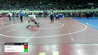 118 lbs Consi Of 16 #2 - RADEN BERG, Hinton Comets vs KOLBY WICKHAM, Jay Wrestling Club