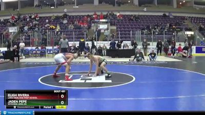 138 lbs 1st Place Match - Jaden Pepe, Wyoming Area Hs vs Eligh Rivera, Lake Highland Prep School