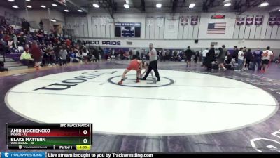 152 lbs 3rd Place Match - Blake Mattern, Washougal vs Amir Lisichencko, Prairie