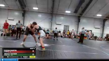195 lbs Quarterfinals (8 Team) - Eason Martin, Storm B vs Brock Hacker, Level Up A