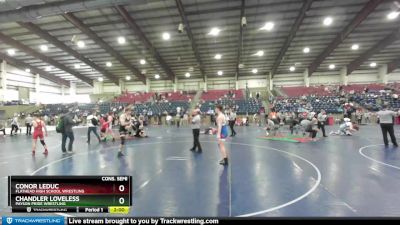 195 lbs Cons. Semi - Conor LeDuc, Flathead High School Wrestling vs Chandler Loveless, Payson Pride Wrestling