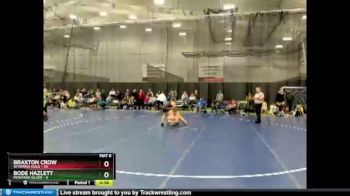 125 lbs Round 2 (6 Team) - Braxton Crow, Wyoming Gold vs Bode Hazlett, Montana Silver