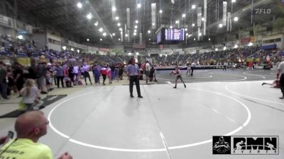 73 lbs Round Of 16 - Braxton Gilmore, Wolfpack vs Ricky Madril, Duran Elite