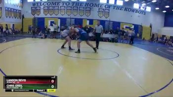220 lbs Round 5 (8 Team) - Chris Greil, Palm Harbor vs Landon Revis, Alpha WC