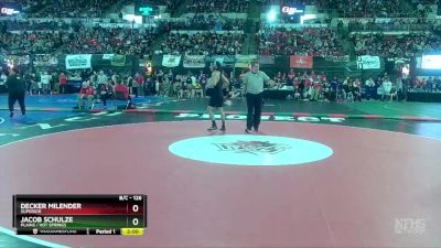 Quarterfinal - Decker Milender, Superior vs Jacob Schulze, Plains / Hot Springs