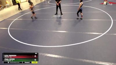 80 lbs Quarterfinals (8 Team) - Levi Zierden, Rogers vs Finn Xiong, St. Francis