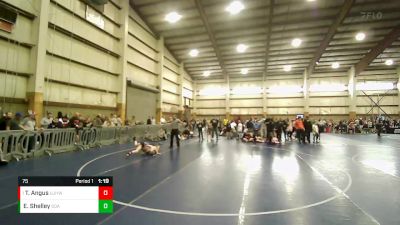 75 lbs Semifinal - Travis Angus, Uintah Jr High Wrestling vs Easton Shelley, Sons Of Atlas