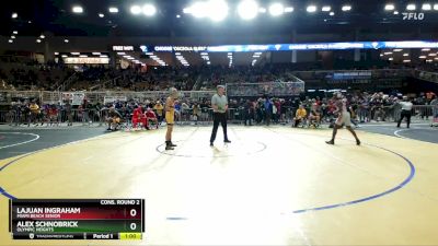 113 3A Cons. Round 2 - Lajuan Ingraham, Miami Beach Senior vs Alex Schnobrick, Olympic Heights