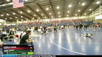 60 lbs Round 1 (6 Team) - Sadie Sweat, Oregon vs Camille Fisher, Idaho