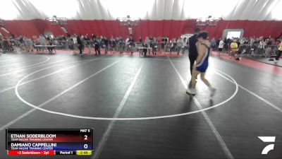 160 lbs Cons. Round 3 - Ethan Soderbloom, Team Nazar Training Center vs Damiano Cappellini, Team Nazar Training Center