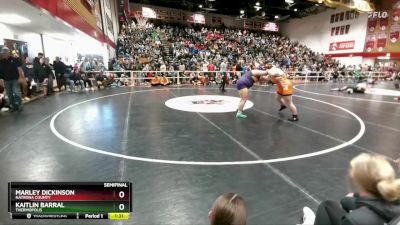 235 lbs Semifinal - Marley Dickinson, Natrona County vs Kaitlin Barral, Thermopolis