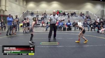 60 lbs Round 4 (6 Team) - Brogan Beardsley, SWAT Black vs Henry Riesen, Contenders WA Green