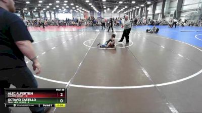 64 lbs Rd# 7- 10:45am Saturday Final Pool - Alec Alfortish, Nauman Green vs Octavio Castillo, Team New Mexico