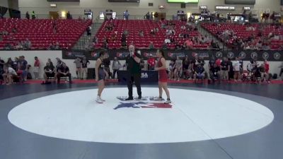 117 lbs 5th Place - Ileah Brown, All American Wrestling Club vs Aleena Navarrete, Utah