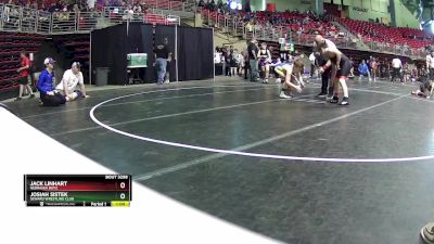 112 lbs Semifinal - Jack Linhart, Nebraska Boyz vs Josiah Sistek, Seward Wrestling Club