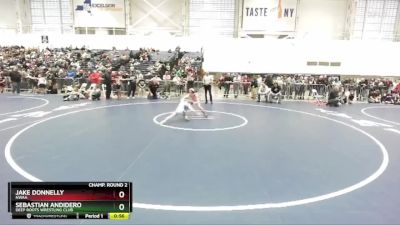 70 lbs Champ. Round 2 - Sebastian Andidero, Deep Roots Wrestling Club vs Jake Donnelly, NWAA