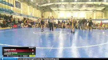 95 lbs Round 2 (4 Team) - Lawson McRae, Noblesville vs Mason Goelz, Avon