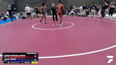 132 lbs Quarterfinal - Lewis Fofanah-Afkar, CA vs Zane Chavis, SC