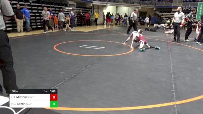 50 lbs Round Of 16 - Hoyt Mitchell, Port Allegany vs Ephram Kazar, Danville