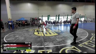 120 lbs Cons. Round 2 - Cantril Nielsen, Boise vs Hunter Sackett, Borah