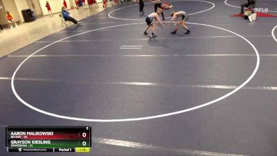 92 lbs Round 1 (4 Team) - Aaron Malikowski, Becker vs Grayson Kiesling, Zimmerman