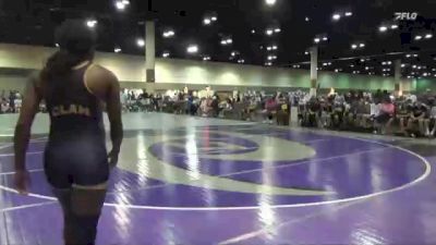 120 lbs Semis & 1st Wrestleback (8 Team) - Naomie Sylvestre, CLAW vs Angel Williams, Charlie`s Angels-FL Blk