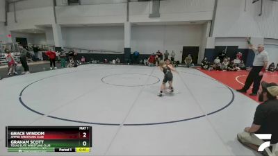 86 lbs Round 1 - Graham Scott, Texas Elite Wrestling Club vs Grace Windom, Amped Wrestling Club