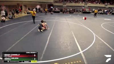 114 Championship Bracket Cons. Round 4 - Grady Connelly, New Prague vs Aidan Carlson, Mahtomedi