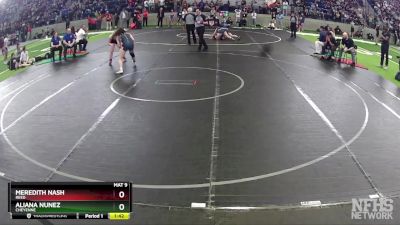 132 lbs Semifinal - Aliana Nunez, Cheyenne vs Meredith Nash, Reed