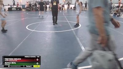 80 lbs Semifinal - Royce Beal, Hudson vs Treyden Diduch, Alber Athletics WC