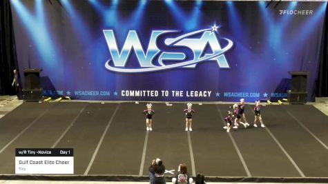 Gulf Coast Elite Cheer - Tiny [2022 L1 w/R Tiny -Novice Day 1] 2022 WSA Mobile