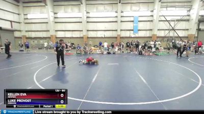 80 lbs Semifinal - Kellen Eva, Nevada vs Luke Provost, Oregon