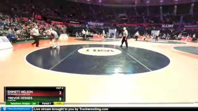 1A 126 lbs Quarterfinal - Emmett Nelson, Richmond (R.-Burton) vs Trevor Hedges, Canton