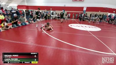 54-58 lbs Round 2 - Cason Pachek, Wiggins Youth Wrestling vs Michael Perez, Valley WC