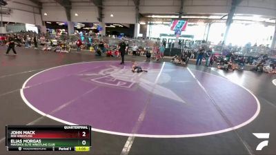 49 lbs Quarterfinal - Elias Morgas, Maverick Elite Wrestling Club vs John Mack, Rise Wrestling