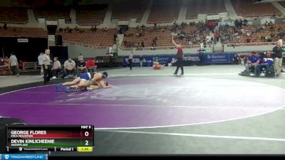 D3-215 lbs Quarterfinal - Devin Kinlicheenie, Snowflake vs George Flores, Mica Mountain