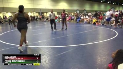 190 lbs Round 5 (6 Team) - Jada Jones, Charlie`s Angels-FL Pnk vs Fransheska Robles, SOWA