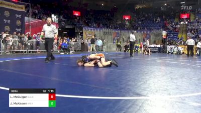 90 lbs Consy 5 - Liam McGuigan, Saucon Valley vs Jp McKeown, Wilkes Barre