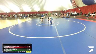 106 lbs Round 2 (16 Team) - Logan Seelhammer, Wadena-Deer Creek vs Levi Mommaerts, Oconto Falls