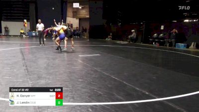 141 lbs Consi Of 32 #2 - Heath Gonyer, Appalachian State vs Jose Landin, CSU-Bakersfield