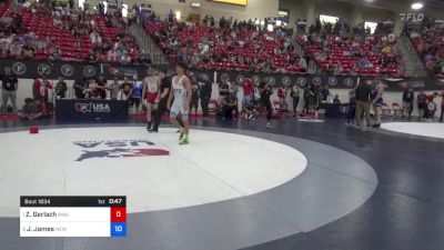 71 kg Quarters - Zane Gerlach, Avalanche Wrestling Association vs Jayden James, New Jersey