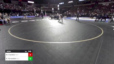 160 lbs Round Of 32 - Marylu Franklin, Foothill vs Kira Ferrandini, Valley Christian