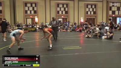 117 lbs Semis & 1st Wrestleback (8 Team) - Peter Rincan, MetroWest United vs Jayden James, BK ELITE