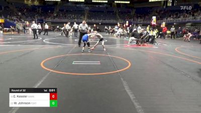 60 lbs Round Of 32 - Christian Kessler, Garnet Valley vs Wyatt Johnson, Fort LeBoeuf