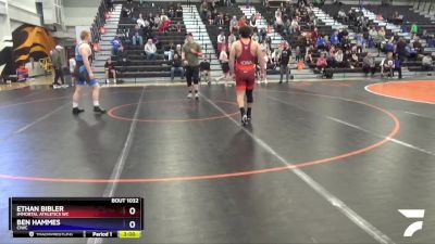 Junior-4 lbs Round 1 - Ethan Bibler, Immortal Athletics WC vs Ben Hammes, CIWC