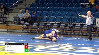 157 lbs Kenny O'Neil, SDSU vs Colin Realbuto, UNI