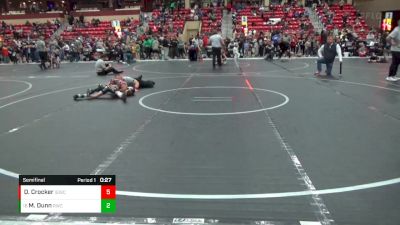 58 lbs Semifinal - Michael Dunn, Ridge Wrestling Club vs Donald Crocker, Iron Grapplers Wrestling Club