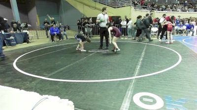 84 lbs Semifinal - Lily West, Dawg Wrestling vs Lillian Flores, Bethel