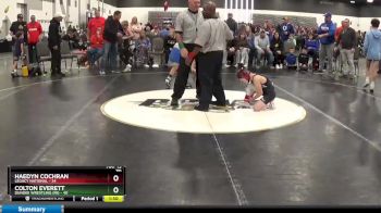 70 lbs Round 2 (8 Team) - Haedyn Cochran, Legacy National vs Colton Everett, Dundee Wrestling (MI)